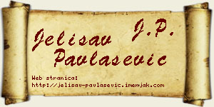 Jelisav Pavlašević vizit kartica